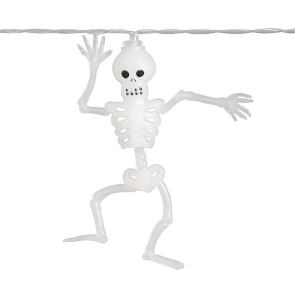 10-Lumens Halloween Skeleton String Lights, Battery Operated