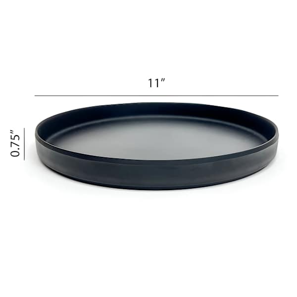 Minto Matte Black Dinner Plate