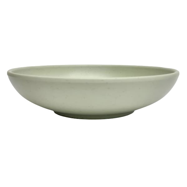 Matte Green Coupe Pasta Bowl