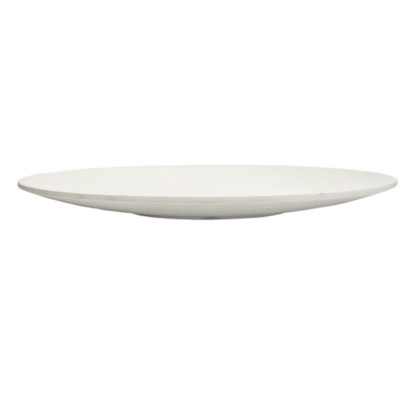 Matte Cream Coupe Salad Plate