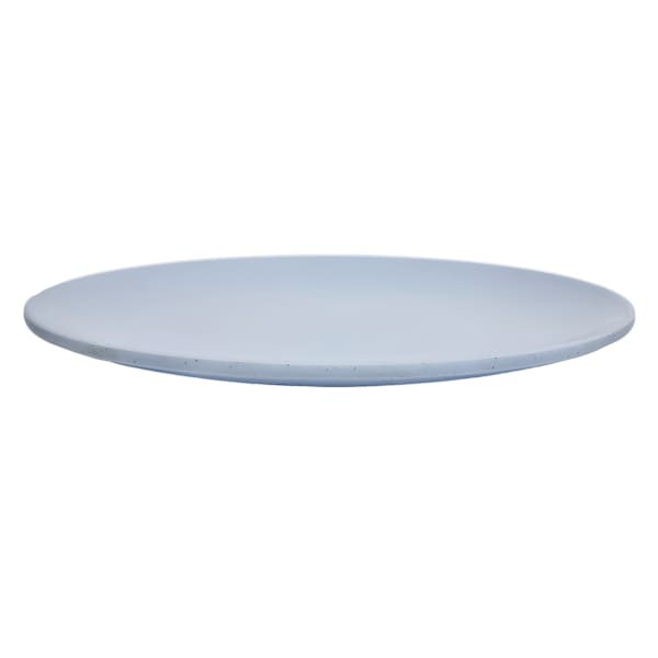 Matte Blue Coupe Salad Plate
