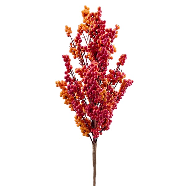 Orange Berries Bush, 20"