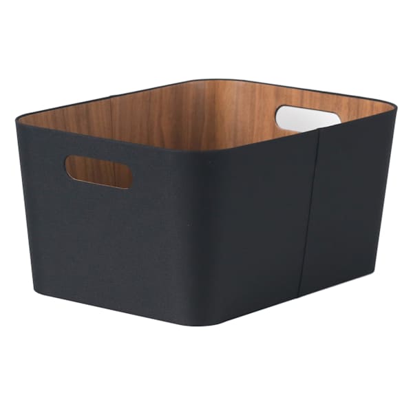 Black Sage & Wood Storage Bin, 17l