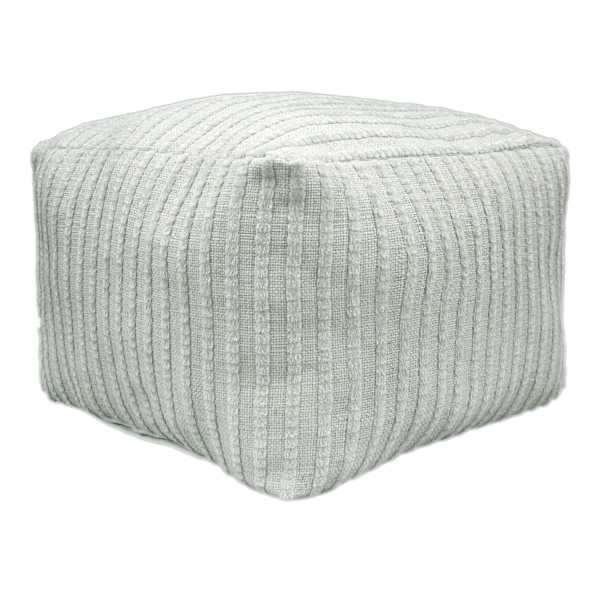 Bubble Dot Pouf, Glacier
