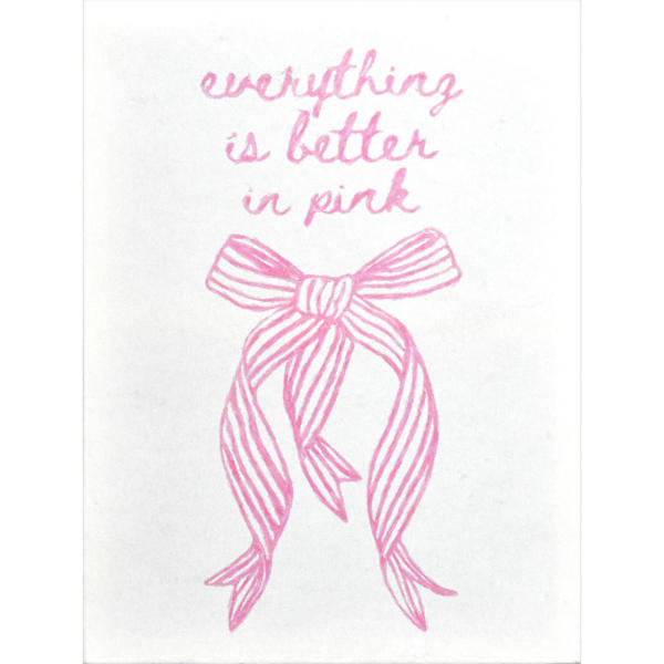 Everything Is Better In Pink Canvas Wall Art, 12x16