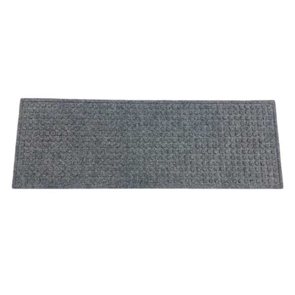 4-Pack Grey Rubber Stair Treads, 10x30