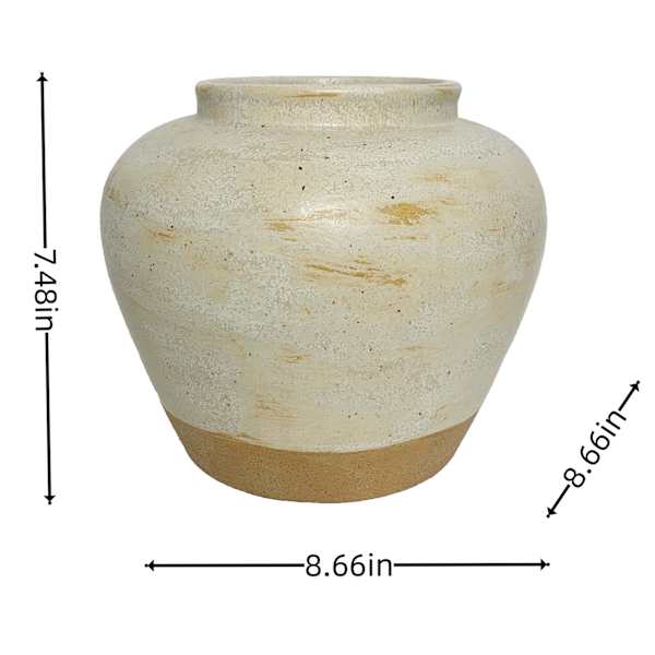 Ceramic Vase, 9"