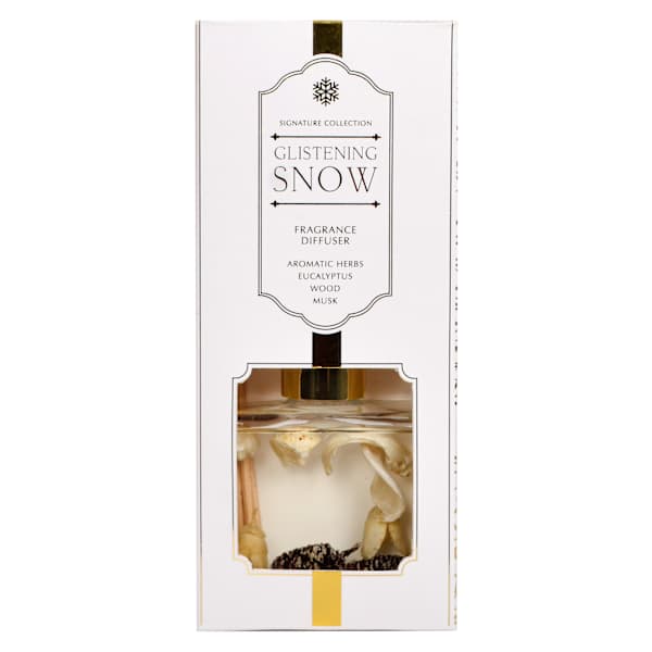 Glistening Snow Scented Reed Diffuser, 100ml