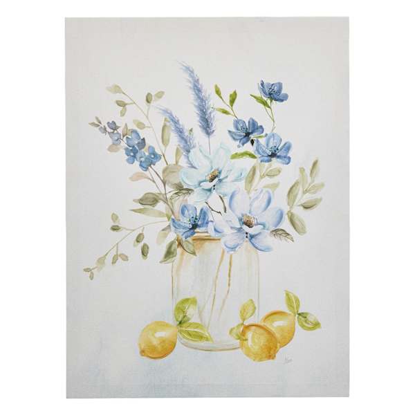 Providence Floral Canvas Wall Art, 12x16