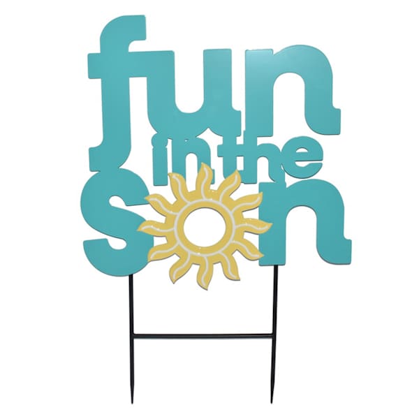 Fun In the Sun Yard Stake, 30"