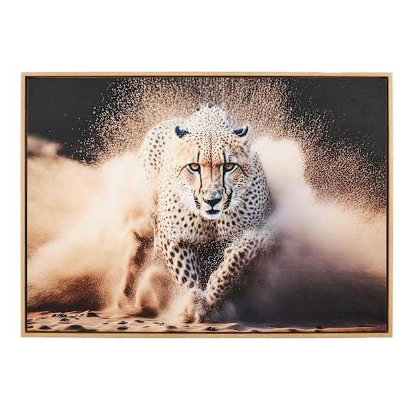 Leopard Canvas Wall Art, 28x20