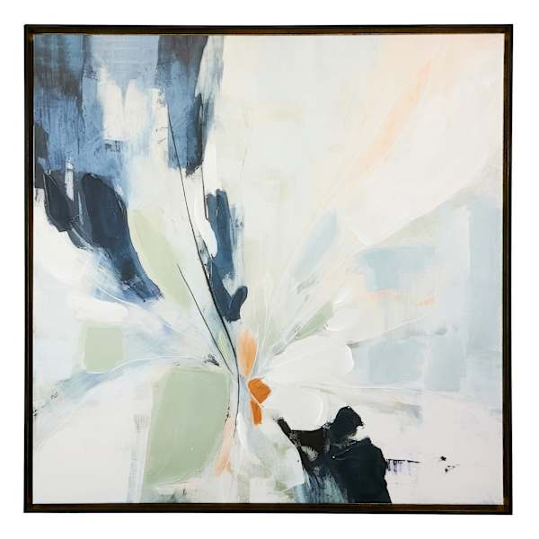Framed Abstract Canvas Wall Art, 36"