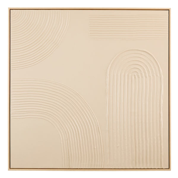 Soul Searcher Framed Textured Abstract Canvas Wall Art, 36"