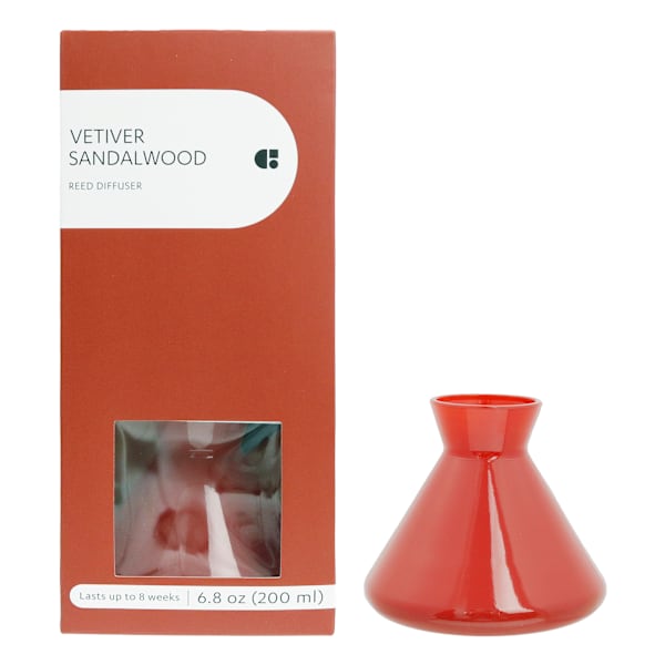 Vetiver Sandalwood Scented Reed Diffuser, 200ml