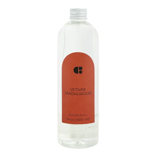 Vetiver Sandalwood Scented Diffuser Refill, 400ml