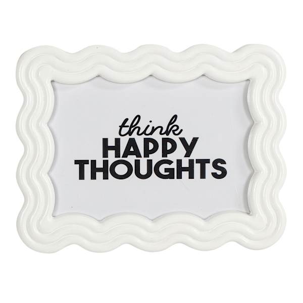 Happy Thoughts Table Sign, 9x7
