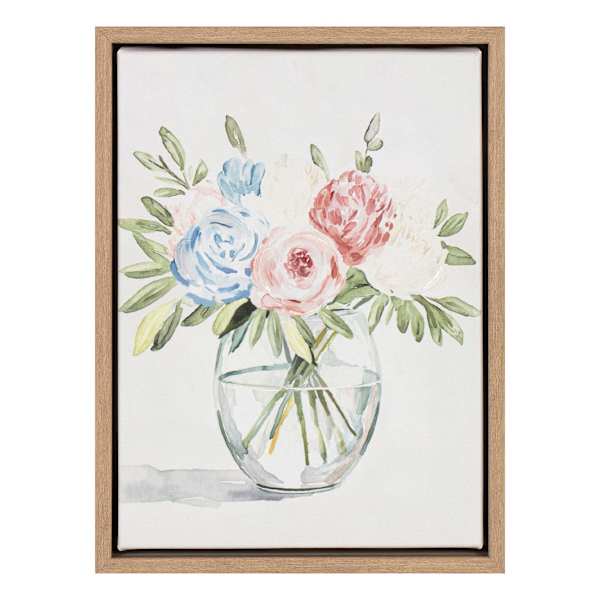 Framed Rose Canvas, 6x8