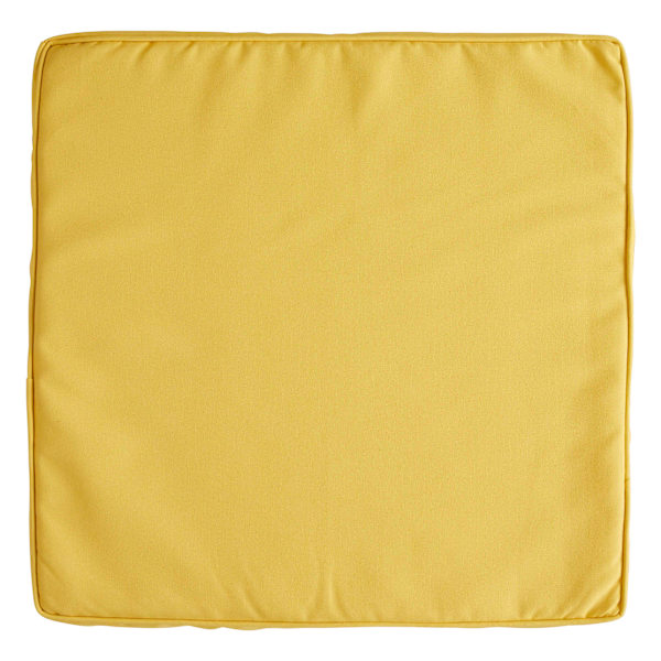 Butter Yellow Canvas Outdoor Deep Seat Cushion