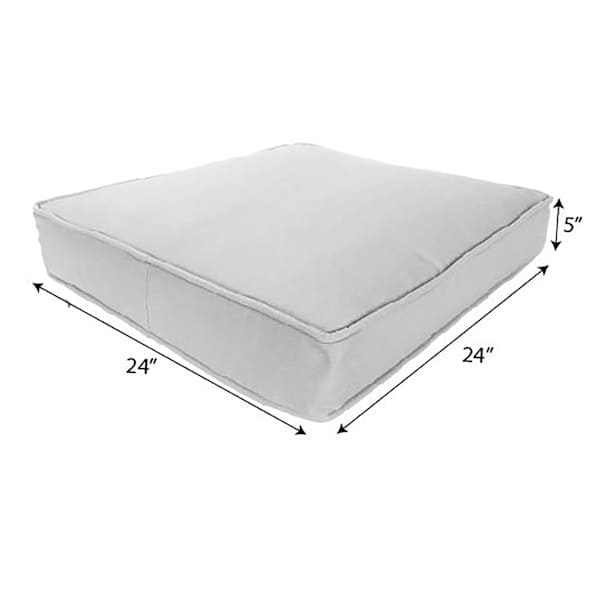 Navy Blue Canvas Outdoor Deep Seat Cushion
