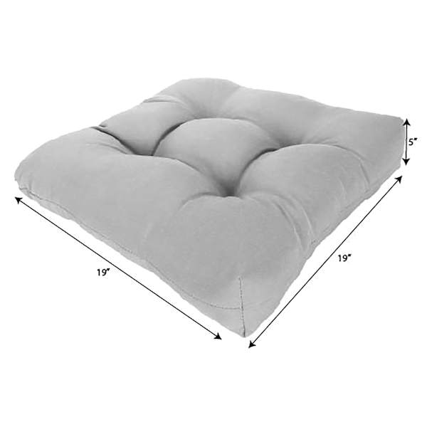Andorra Umber Outdoor Wicker Seat Cushion
