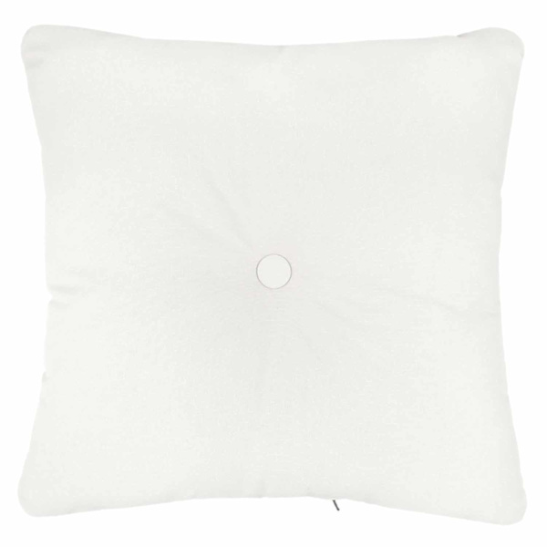 Natural Canvas Outdoor Tufted Back Cushion