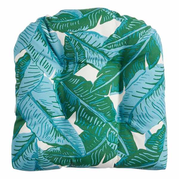 Found & Fable Banana Leaf Outdoor Wicker Seat Cushion
