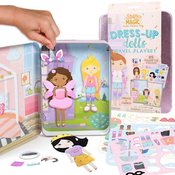 Story Magic Travel Dress Up Dolls