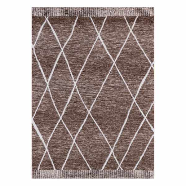 (B920) Windchime Mocha Area Rug, 5x7