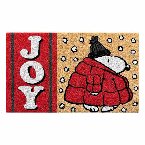 Puffer Snoopy Joy Coir Mat, 18x30