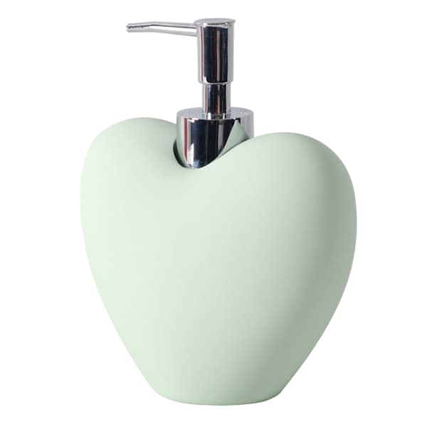 Mint Green Heart Shaped Soap Dispenser