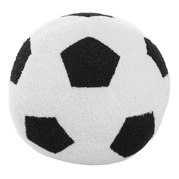 Soccer Ball Shaped Throw Pillow