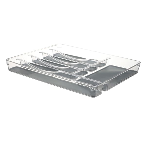 REAL SIMPLE 6-Compartment Cutlery Tray