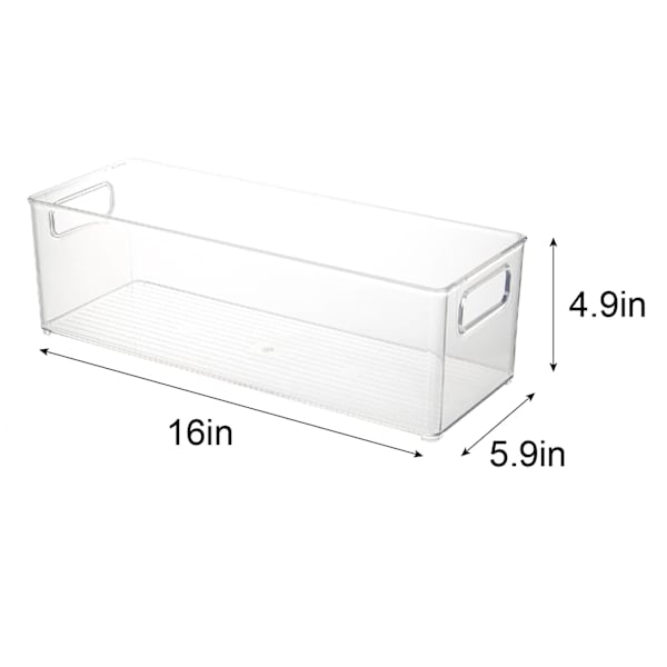 REAL SIMPLE Fridge Storage Bin, 16x5