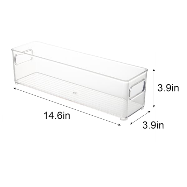 REAL SIMPLE Fridge Storage Bin, 4x4