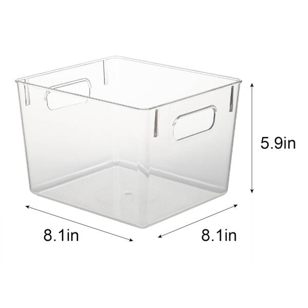 REAL SIMPLE Fridge Storage Bin, 8x8