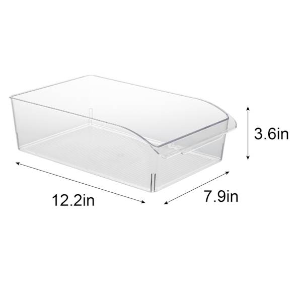 REAL SIMPLE Fridge & Snack Storage Bin, Large