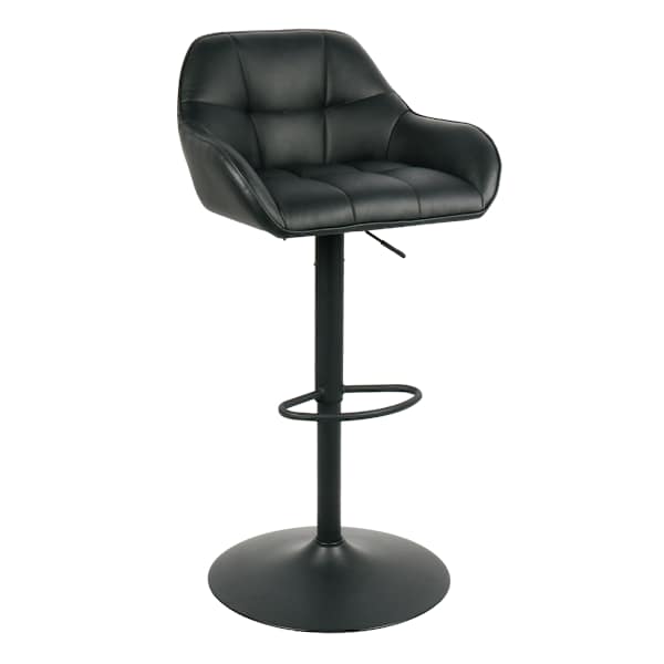 Dominic Adjustable Barstool - Black