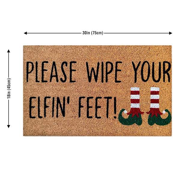 Please Wipe Your Feet Doormat, 18x30