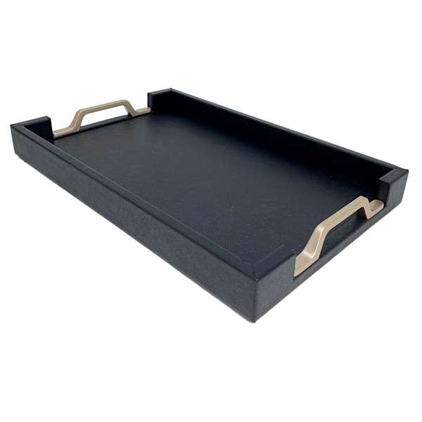 Black Wooden Tray, 15x10
