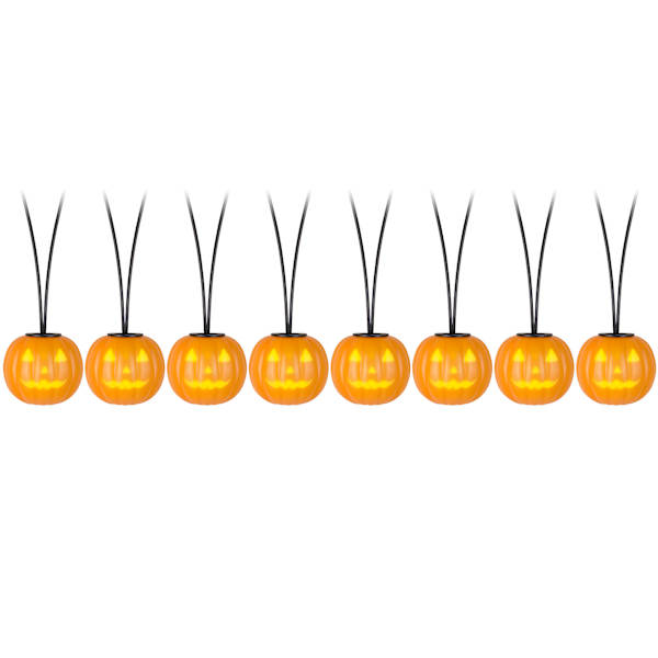 Monster Mash Emote Glow Classic Pumpkin String Lights