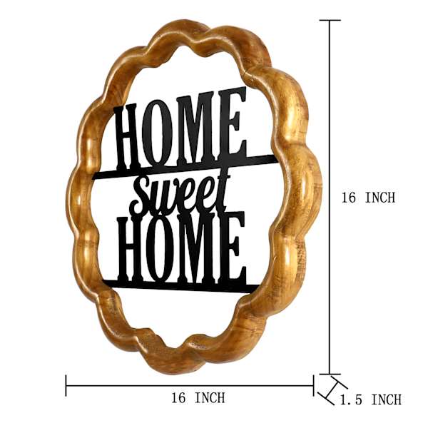 Wavy Home Sweet Home, 16"