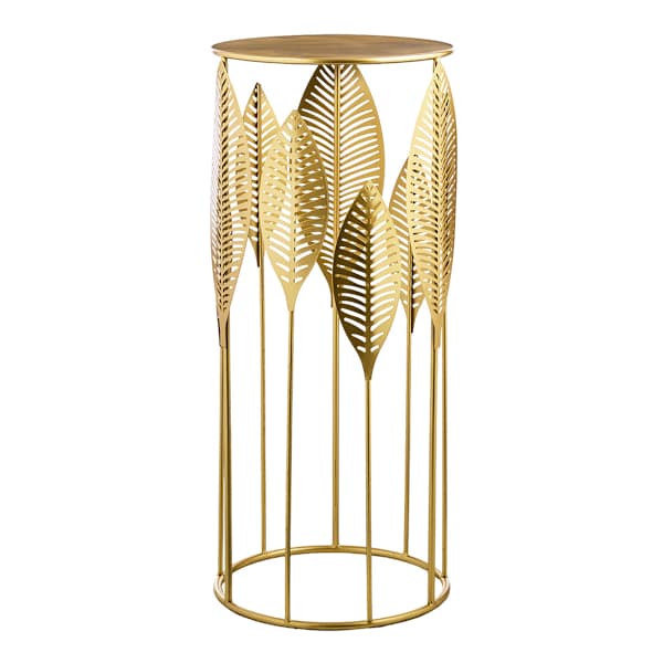 Found & Fable Metal Leaf Plant Stand, Medium