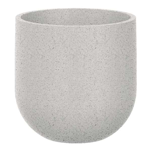 Japi Rustic Granite Cask Outdoor Planter, Medium