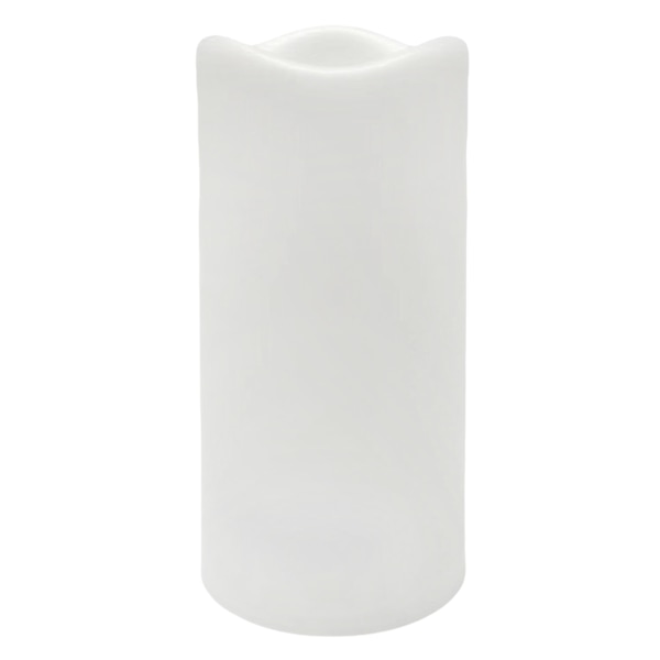 White Pillar Candle, 3x6