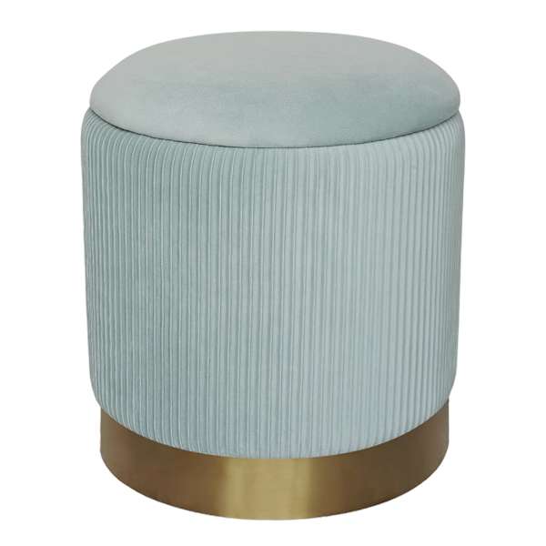 Michelle Storage Ottoman, Green