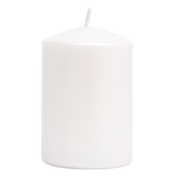 Pearl Overdip Pillar Candle, 3x4