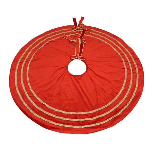 Red Velvet Tree Skirt, 48"