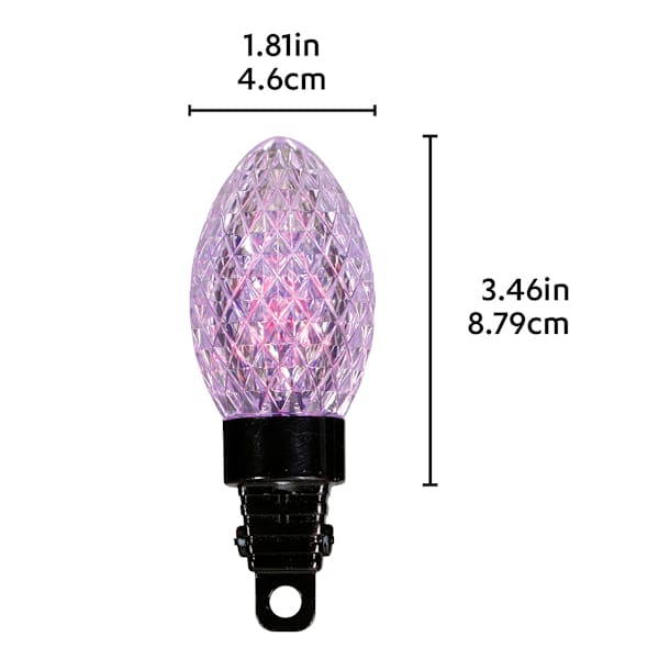 10-Count LED Color Changing Jumbo C9 Lights