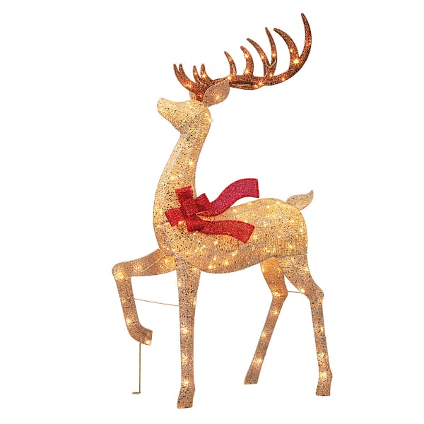 Twinkle LED Gold Thread Buck, 6'