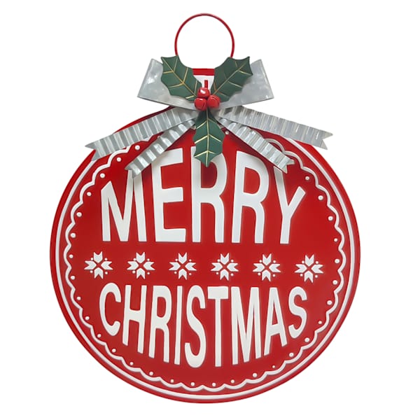 Homespun Holiday Merry Christmas Ornament Wall Decor, 19"